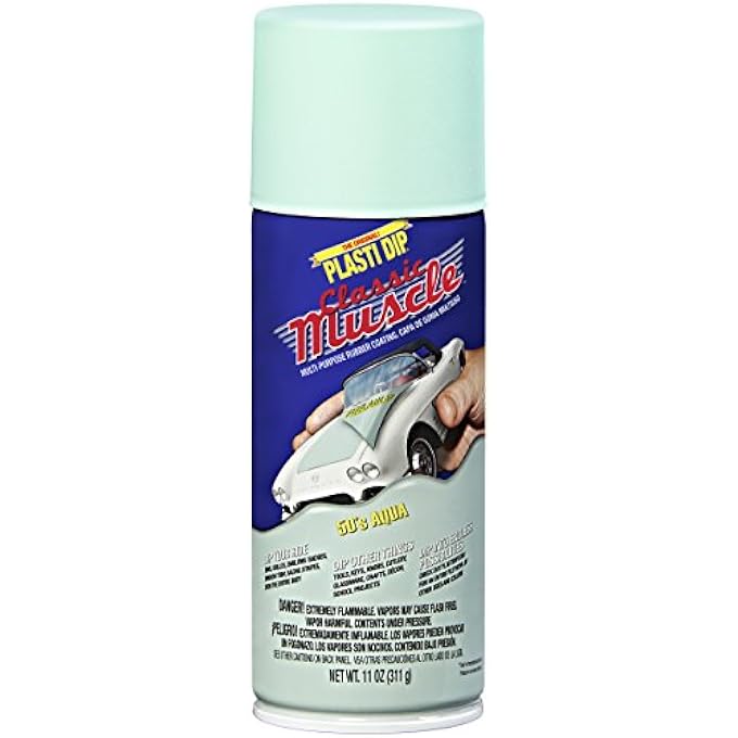 PERFORMIX 11303 50'S AQUA CLASSIC MUSCLE CAR RUBBER COATING, 11 OZ